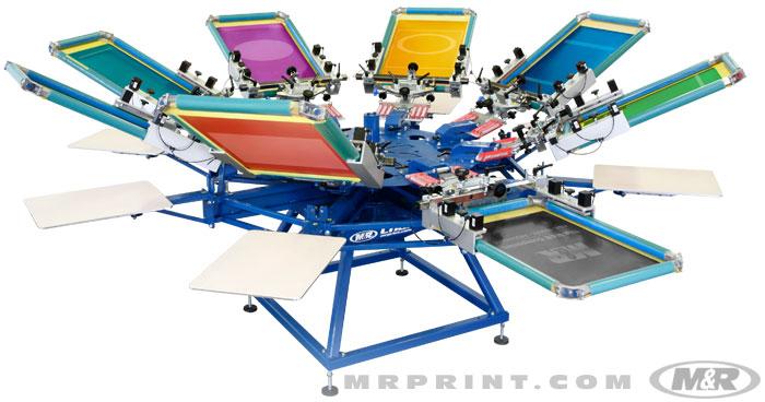 CHAMELEON® Manual Screen Printing Press :: Textile Screen Printing Equipment