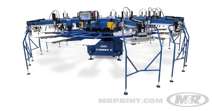 COBRA E™ Automatic Screen Printing Press :: Textile Screen Printing  Equipment