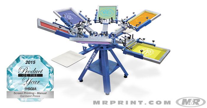 brugerdefinerede Stationær Formode Screen Printing Equipment :: M&R :: NuArc :: Amscomatic