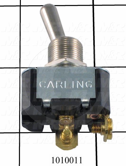1010011 :: Toggle Switch, Maintained, 2 Positions, SPST, 250VAC, 10A