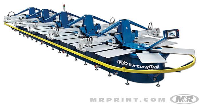VICTORYONE® Automatic Oval Screen Printing Press :: Textile Screen Printing  Equipment